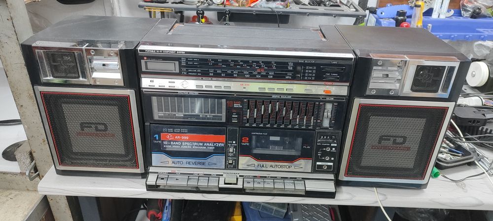 Ретро магнитофоны Sharp WF-939 и клон Feisuo AR-999