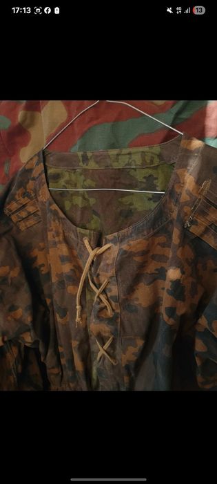Bluză de camuflaj germană WW2 M42 Smock – camuflaj Eichentarn
