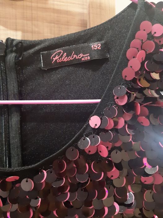 Официална рокля с променящи се пайети