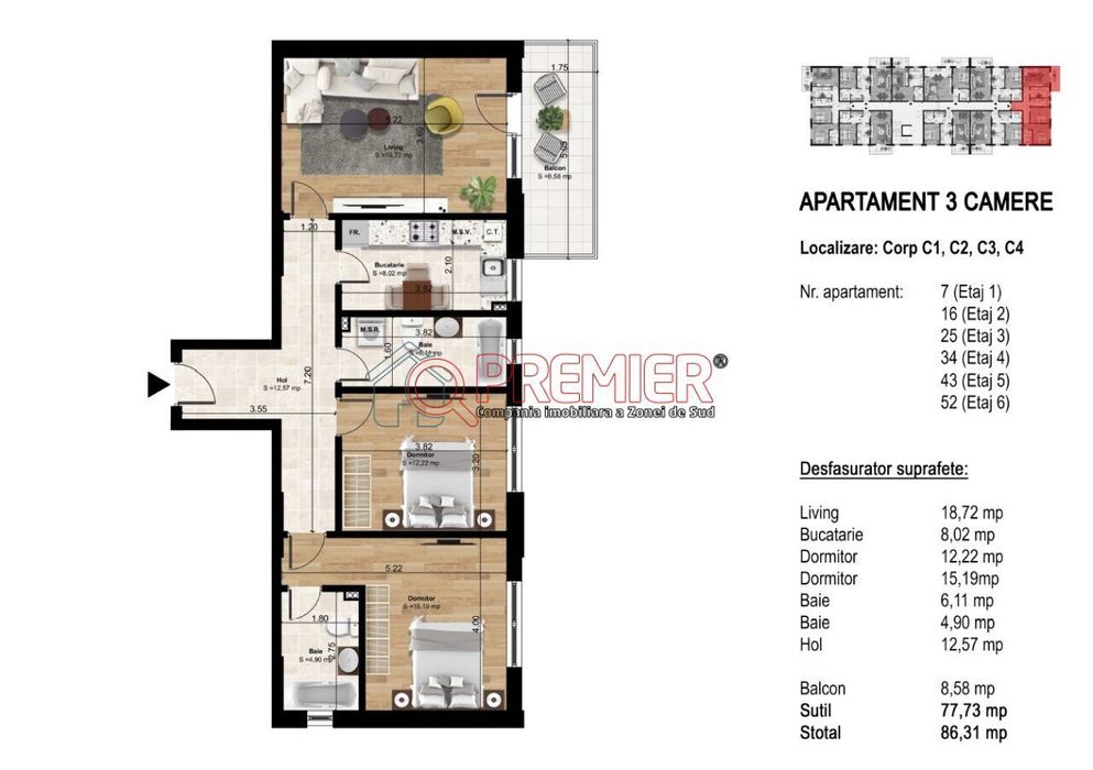 Splaiul Unirii - Dezvoltator de top - Finisaje Premium