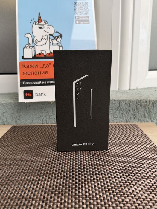 512GB*ЛИЗИНГ*72лв/м Silverblue Samsung S25 ultra*самсунг с25 ултра