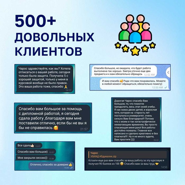 Презентация / Курсовая и дипломная работа / Казус / Реферат / Доклад