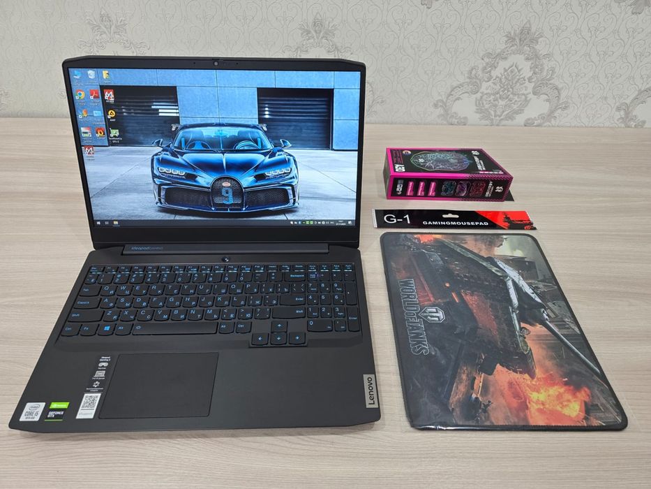 Lenovo IdeaPad, GTX 1650 4Gb, Core i5, Ram 8Gb, SSD 512Gb, Full HD IPS