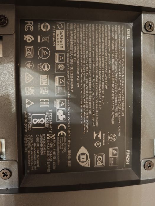 Monitor Dell  P2425Hb nou