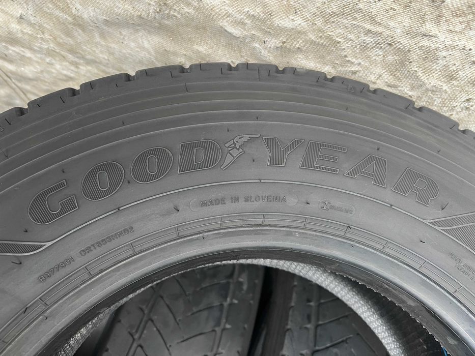 4 тежкотоварни гуми 245/70 R17.5 Goodyear KMax D 136/134M M+S DOT2021