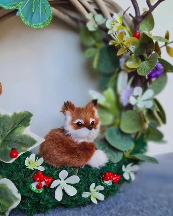 Пролетен венец,декорация,венец