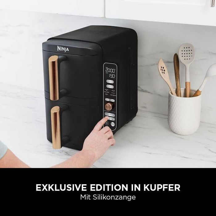 Нов Фритюрник с Горещ Въздух Еър Фраер Ninja - SL400EU, 2 години Гаранция, 2470W, 9.5 л