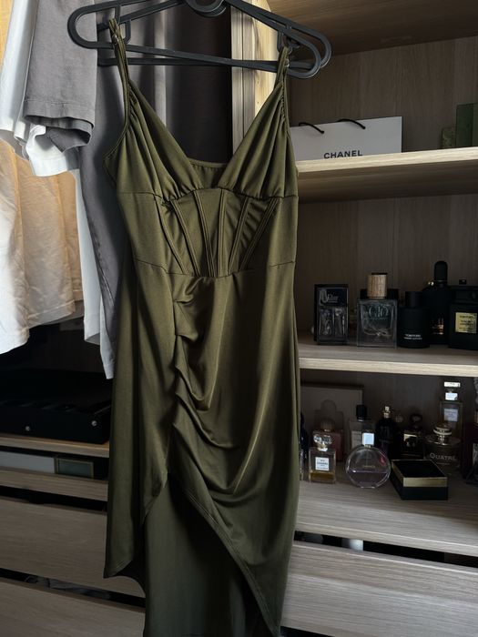 Зелена Рокля shein