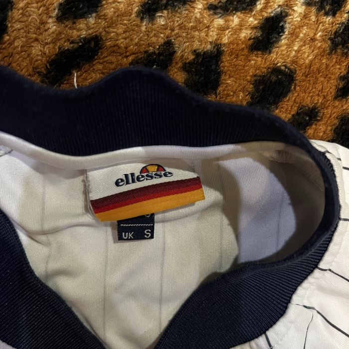 Оригинална мъжка риза Ellesse Pin-Stripe Polo Shirt