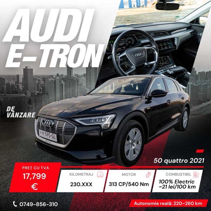 Audi e-tron 50 quattro (alt. TESLA)