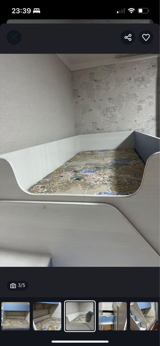 Детсткая двухьярусная кровать