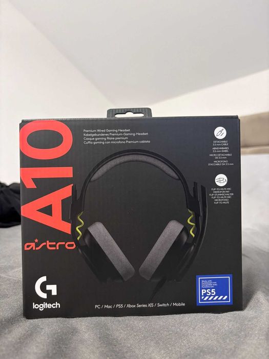 Căști Gaming ASTRO A10 – NOI, SIGILATE – PS5 / PC / Xbox / PS4