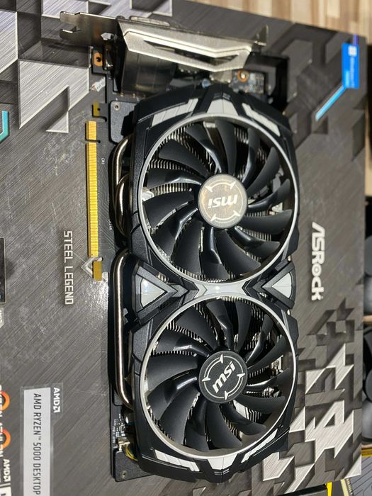 ТОП ОФЕРТА - B450 Steel Legend / AMD Ryzen 5 5600 / 32GB RAM / GTX 1070 Ti 8Gb