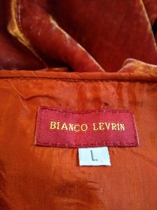 BIANCO LEVRIN -  КАДИФЕ и естествена коприна,  официална дамска рокля