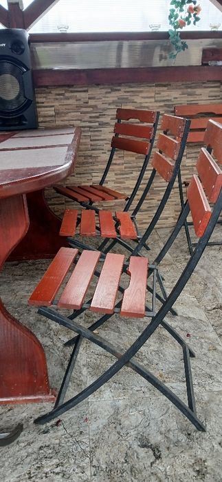 Masa de gradina ( foisor ) cu 8 scaune