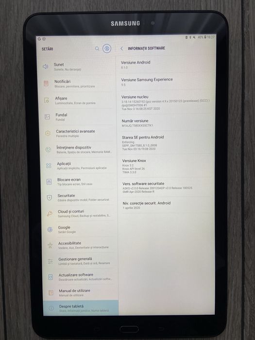 Samsung tab A6 10.1” T580 (nu ipad)