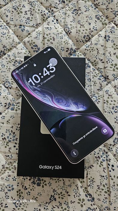 Samsung S24 Cream 128 GB Батерия на 99% Неразличим от Нов