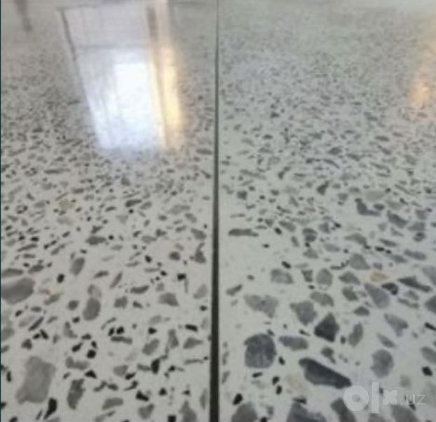 Мозайка шлифовка лакировка