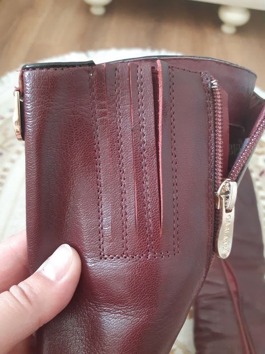 Кожаные сапожки еврозима