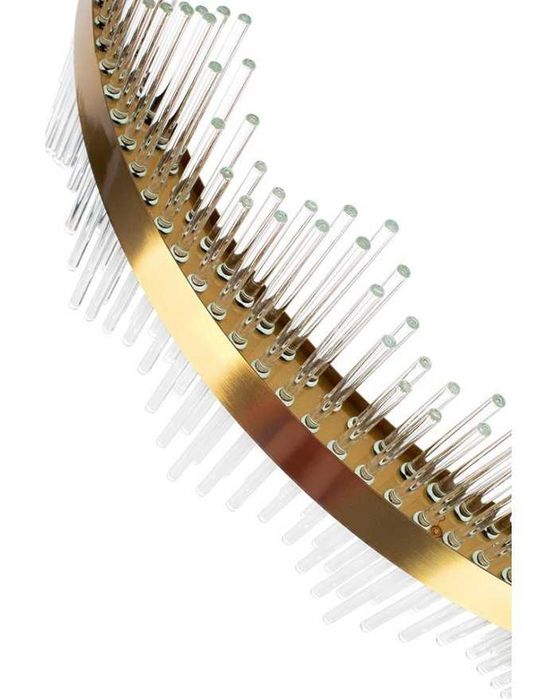 LED ЛЕД Димируем кристален полилей на връв 100 см зллатен