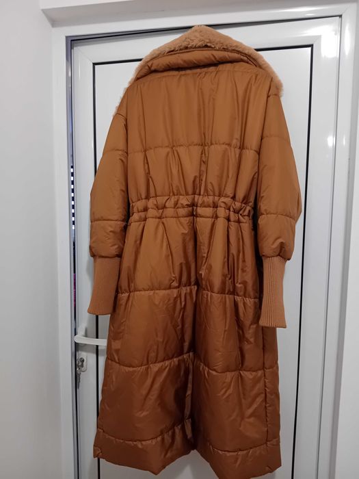 Дамско елегантно дълго яке ЮНОНА