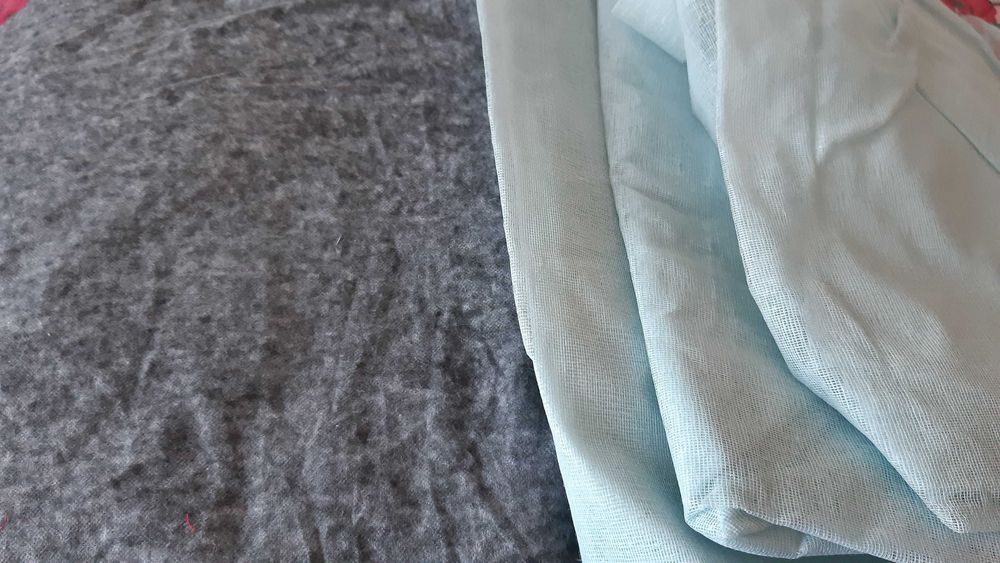 Памучни, вълнени , дънкови платове - травира  и подлепващ плат