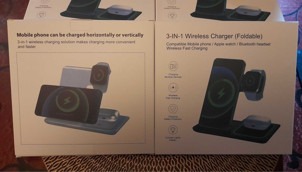 incarcatoare fast wireless Apple iPhone Apple Airpods Apple Watch