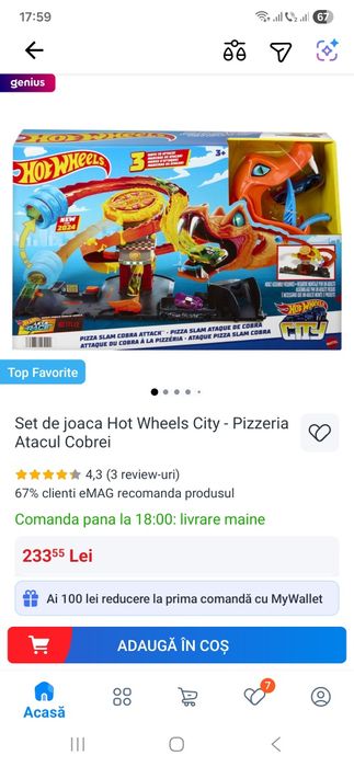 Pistă pentru mașinuțe