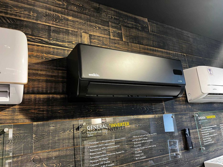Кондиционер Welkin General Black - 12 000 Btu/h Inverter!