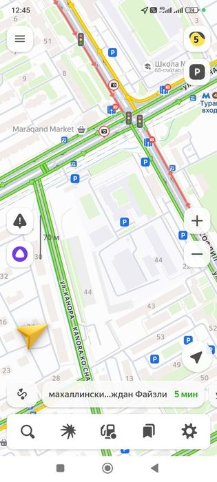 Сергели Спутник -4,.  2-хоналик гиштли уй