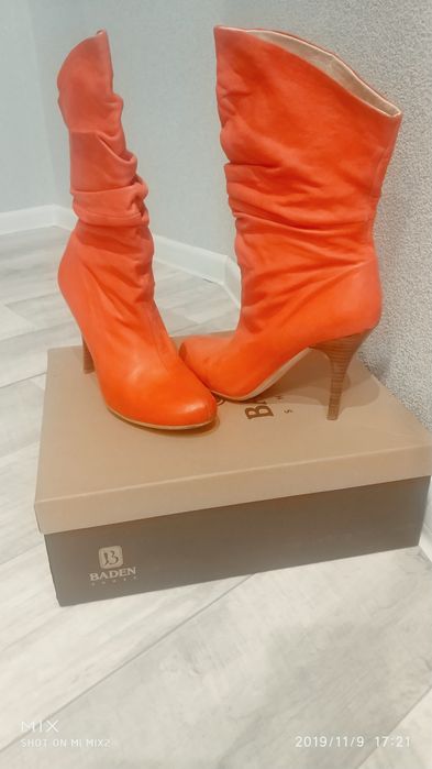 Продам сапожки. Кожа.