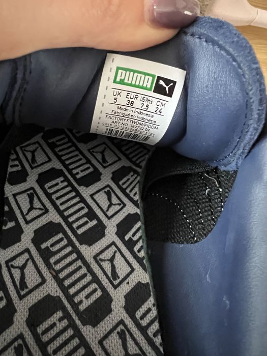 Puma обувки сникърси тимносини
