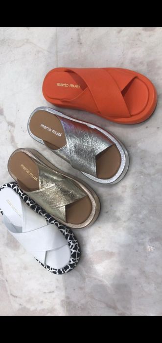 Шлепки турецкие. Mario muzi. Новые. 38 размер