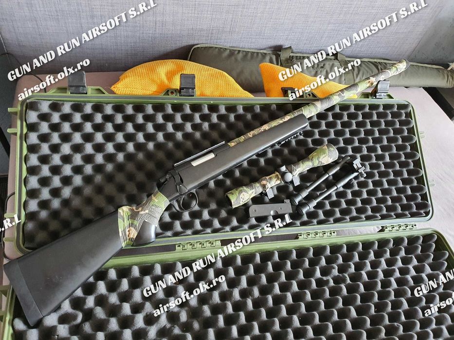 Pusca Remington 5J! ~ FULL METAL ~ Pusca Puternica Airsoft Pistol Gaz