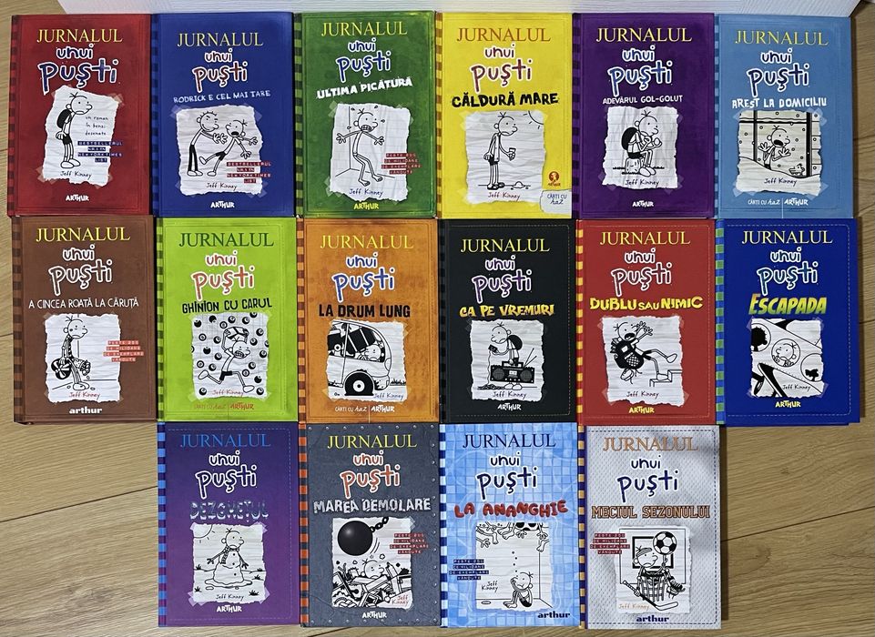 Serie jurnalul unui pusti vol 1-16
