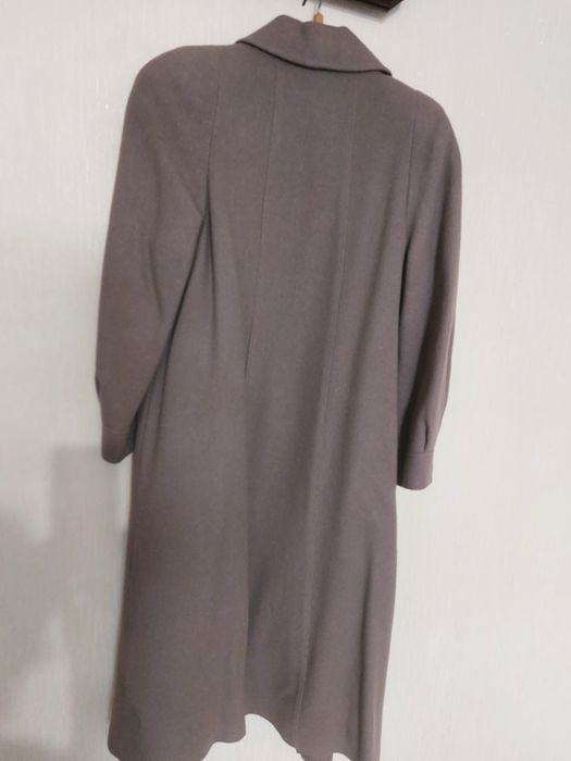 Пальто драп и кашемир чёрное