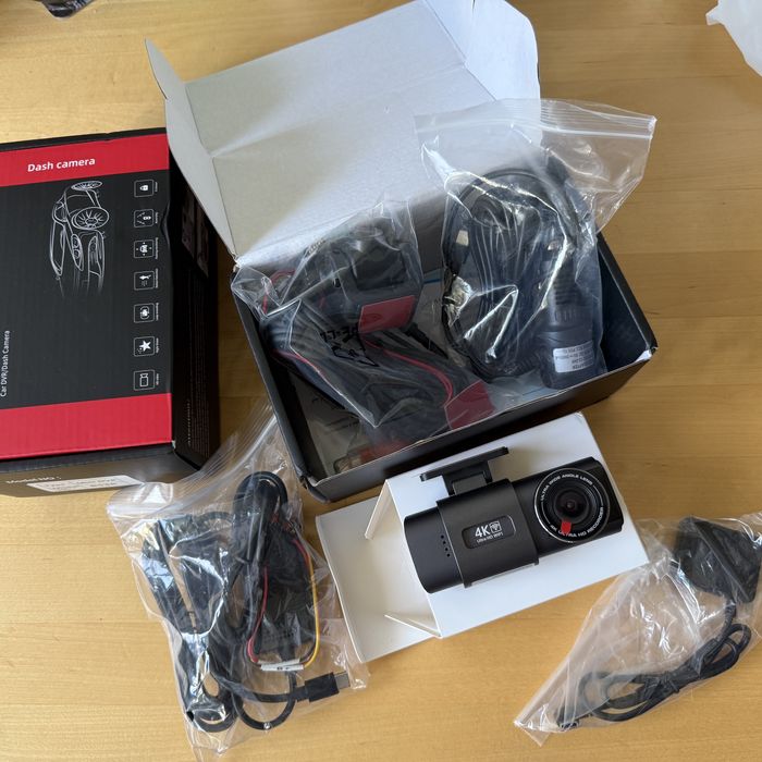 Camera Auto DVR 4K unghi 170 GPS Camera marsarier FHD Alimentare 12-24