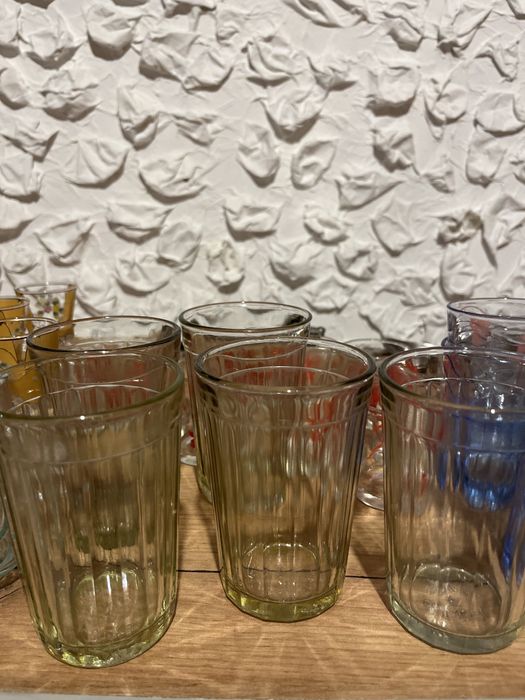 Стаканы стекло,рюмки,стопки.