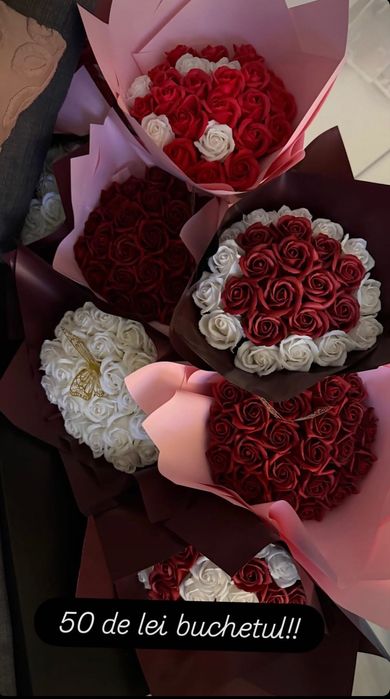 Vand ursuleti din sapun !Buchete trandafiri !