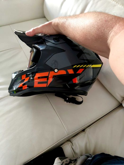 Casca Motocicleta Enduro Moto Cross Off Road Trotineta Electrica Kukirin X1 G2 G4 Casca Moto EDX + Ochelari