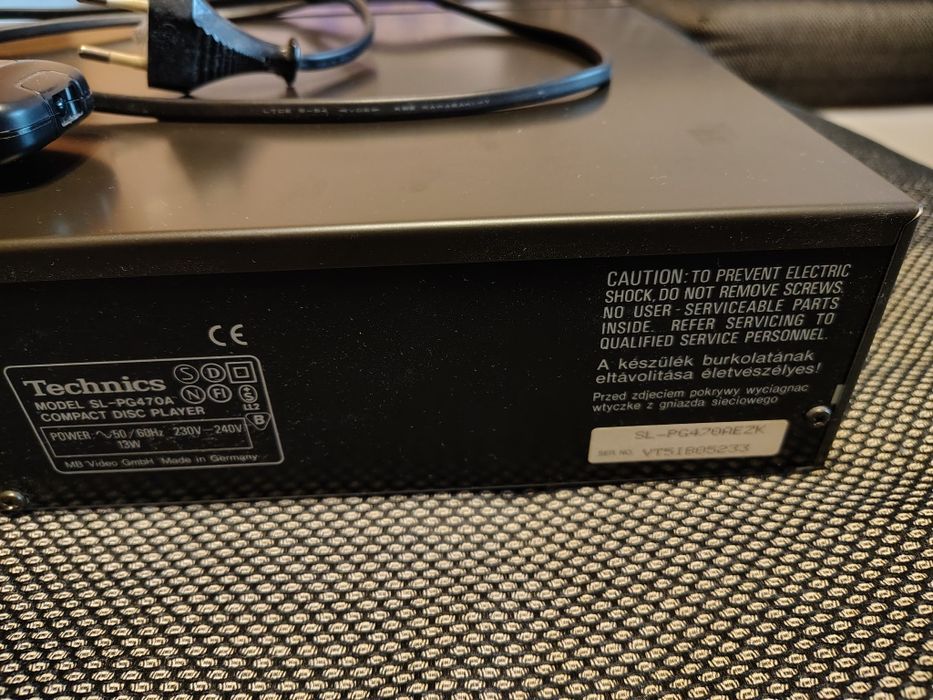 CD - Player Technics Sl - PG470A Отличен