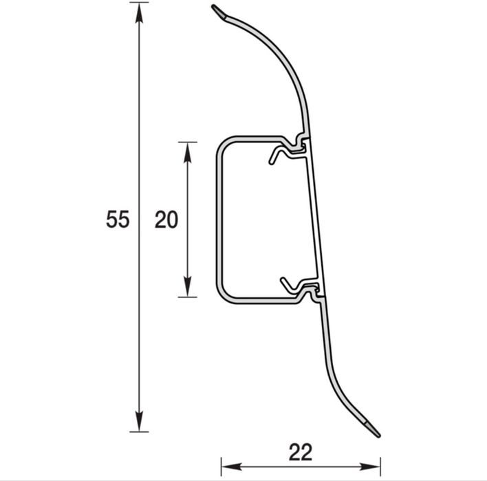 Продам плинтус белый