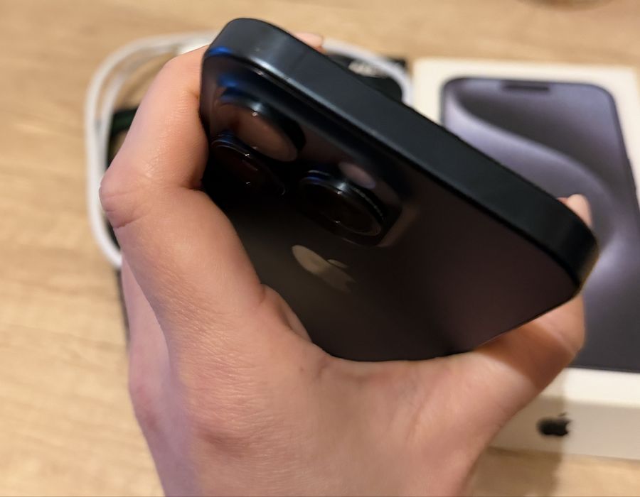 iPhone 15 Pro 256GB Blue Titanium Full Box +Husa Mous