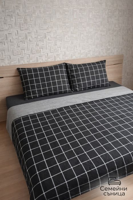 Спален комплект черен и бял