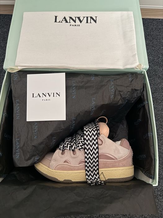 Lanvin Curb pink leather