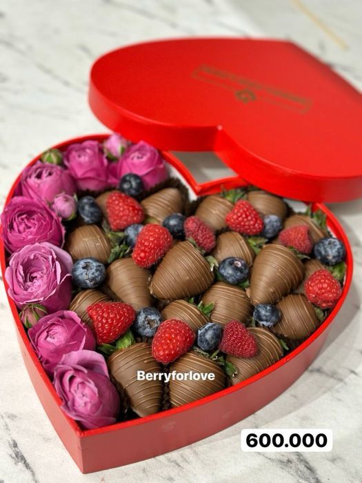 Qulupnay клубника в шоколаде на 8 марта