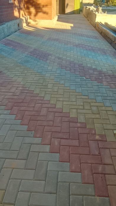 Укладка брусчатки