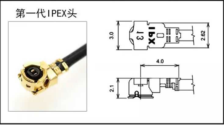 Antenă 433MHz 3dBi, SMA Female + Cablu IPEX-SMA, 10 cm