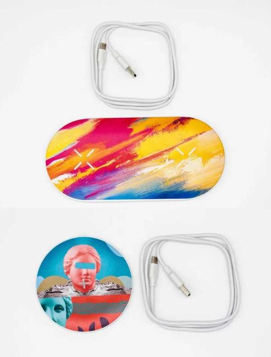 [NOU] Incarcatoare wireless universale, cu cablu USB si LED