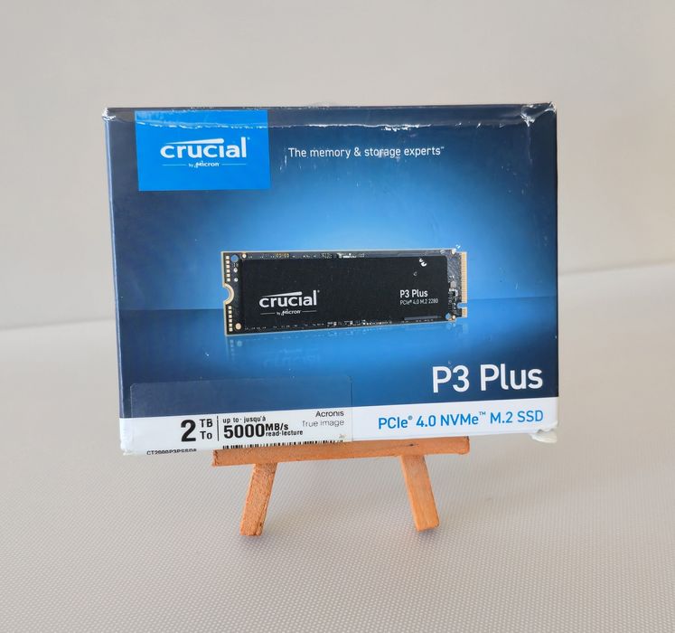 Ново SSD Crucial P3 Plus, 2TB M.2 NvME, PciE Gen4 памет